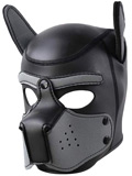 Puppy Play - Maschera da cagnolino - grigio/nero