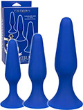 Admiral – Kit per stretching anale (3 pezzi) – blu