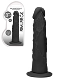 RealRock - Dildo 8 inch without Testicles - Black