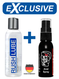 Pack Détente Anale (Rush Lube & Push Relax)